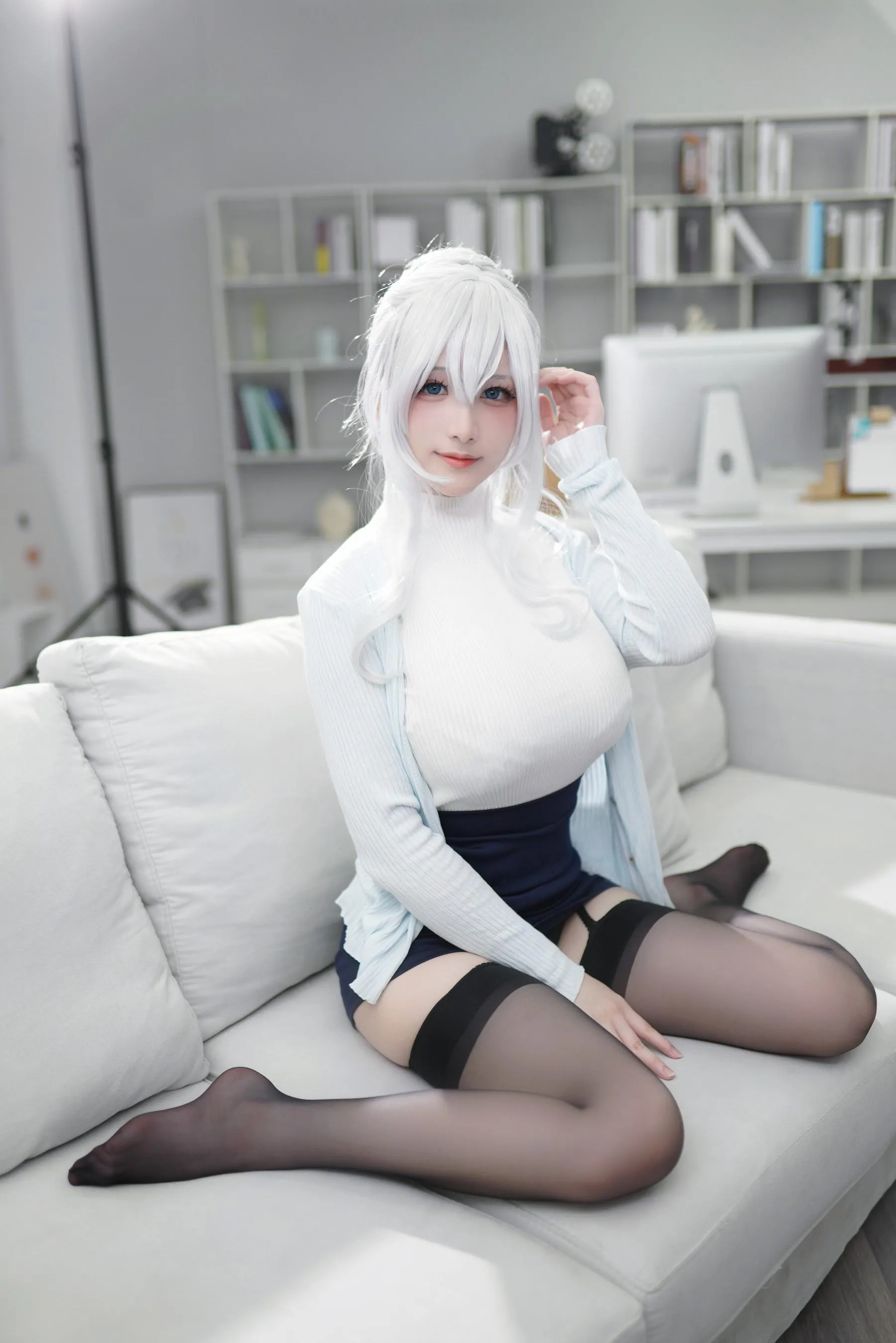 幼愛youmeko – NO.06 未亡人雪女cos [71P]插图5